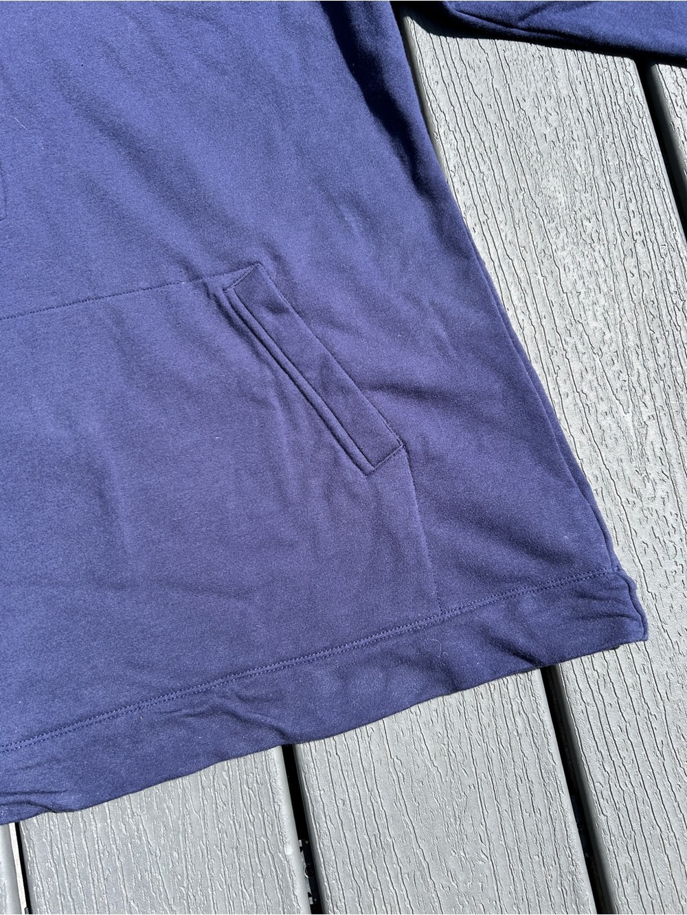 Lilly Pulitzer Navy Half-Zip Pullover with Gold Zipper - Picture 4 of 6